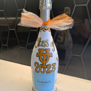 Custom College La Marca Prosecco Bottle
