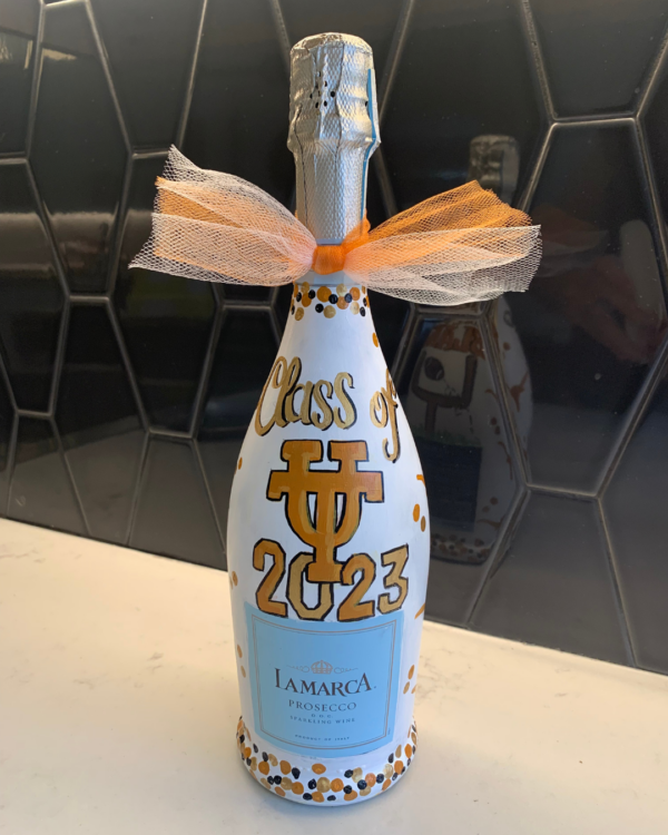 Custom College La Marca Prosecco Bottle