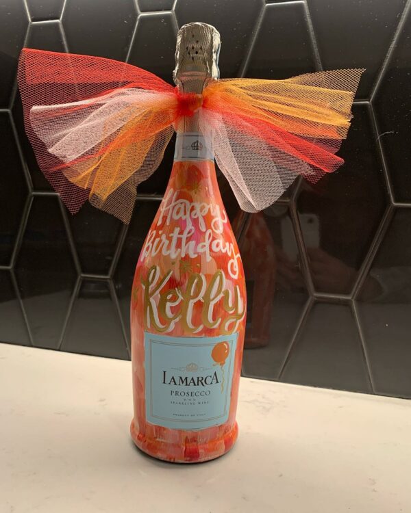 Custom Birthday La Marca Prosecco Bottle