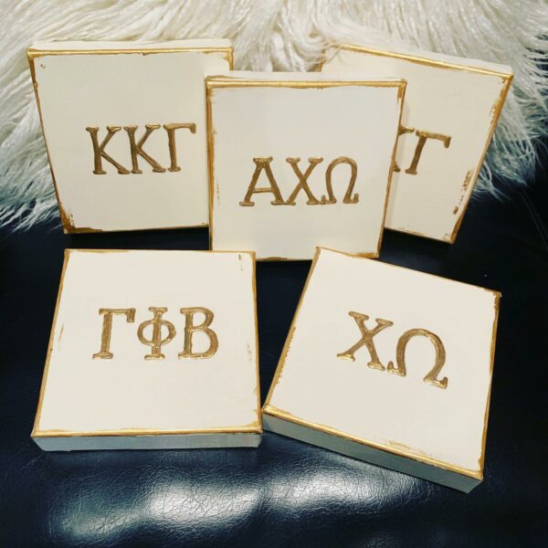 Custom Greek Square Canvas